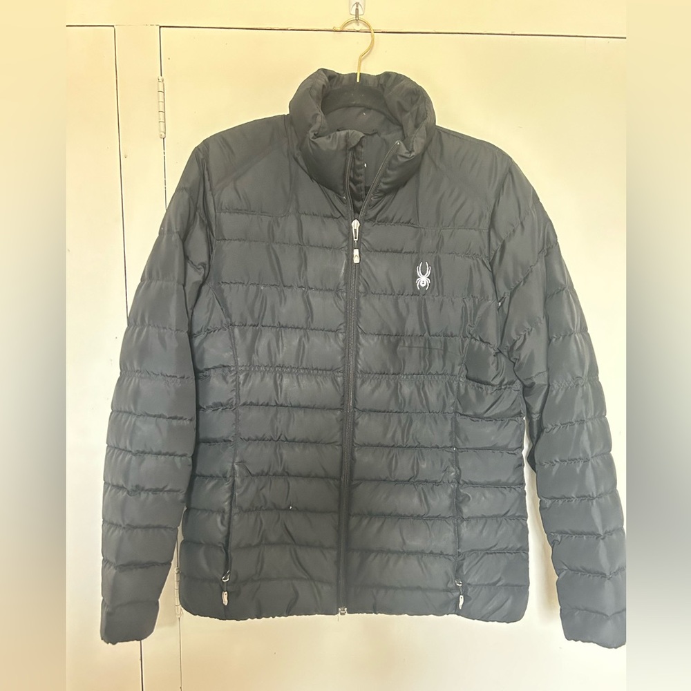 Women’s Spyder puffer down winter jacket/coat.